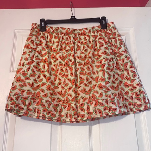 J. Crew Watermelon Skirt - Picture 1 of 3